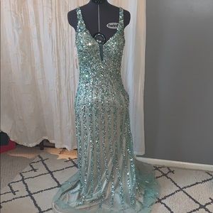 Sequin prom dress